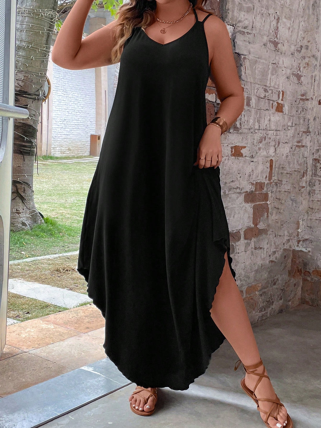 Rochie maxi SHEIN, negru