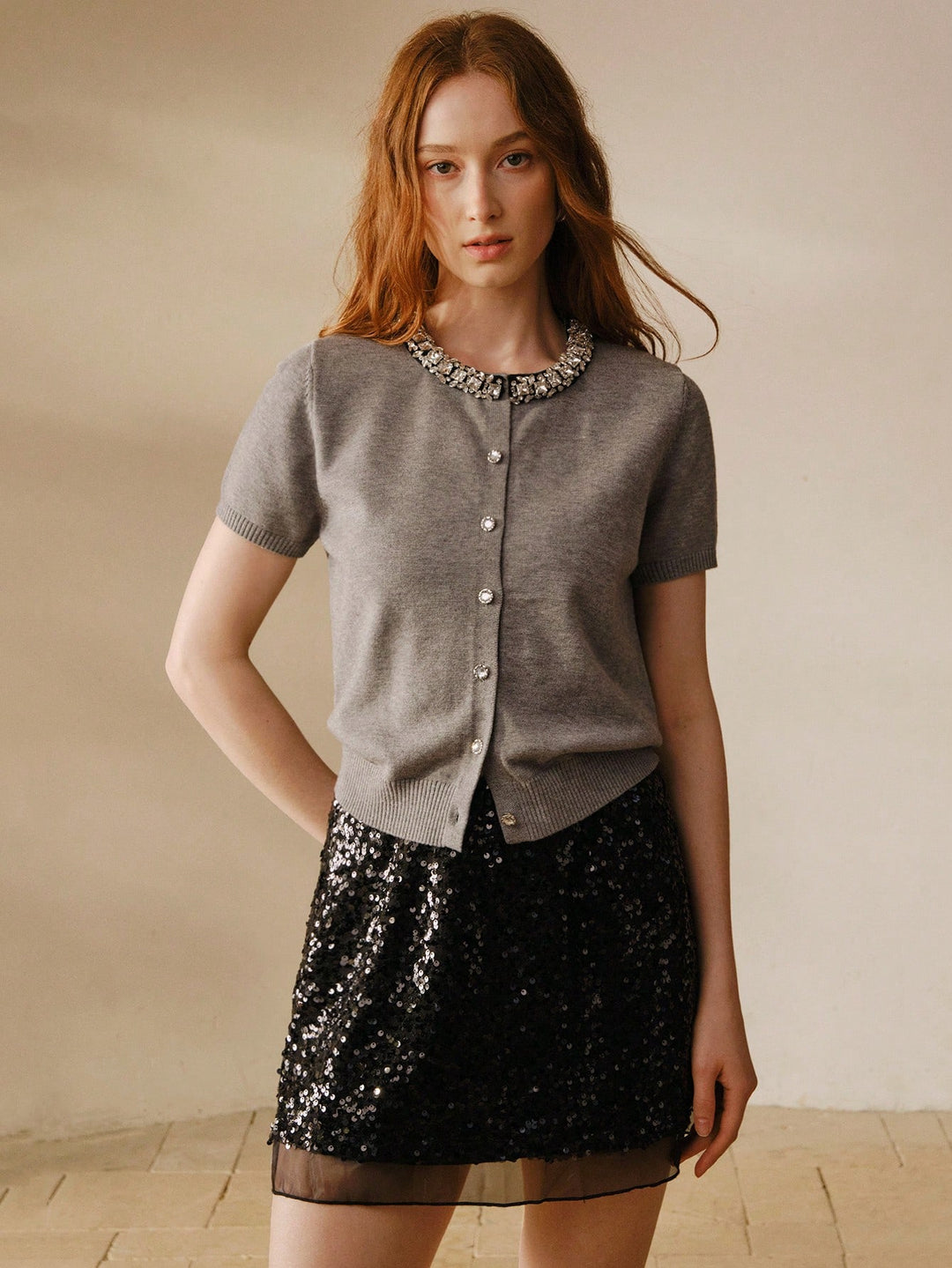 Tricou SHEIN, gri