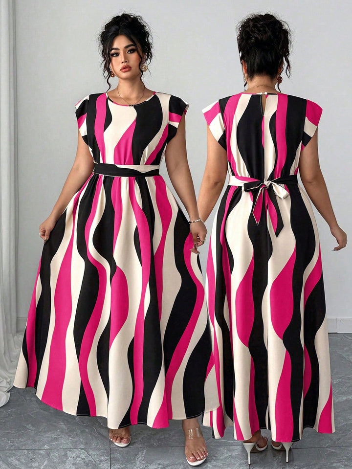 Rochie maxi SHEIN, mix culori