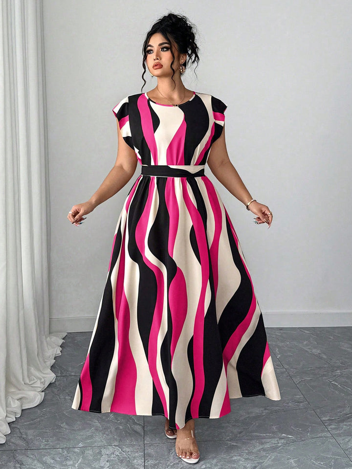 Rochie maxi SHEIN, mix culori