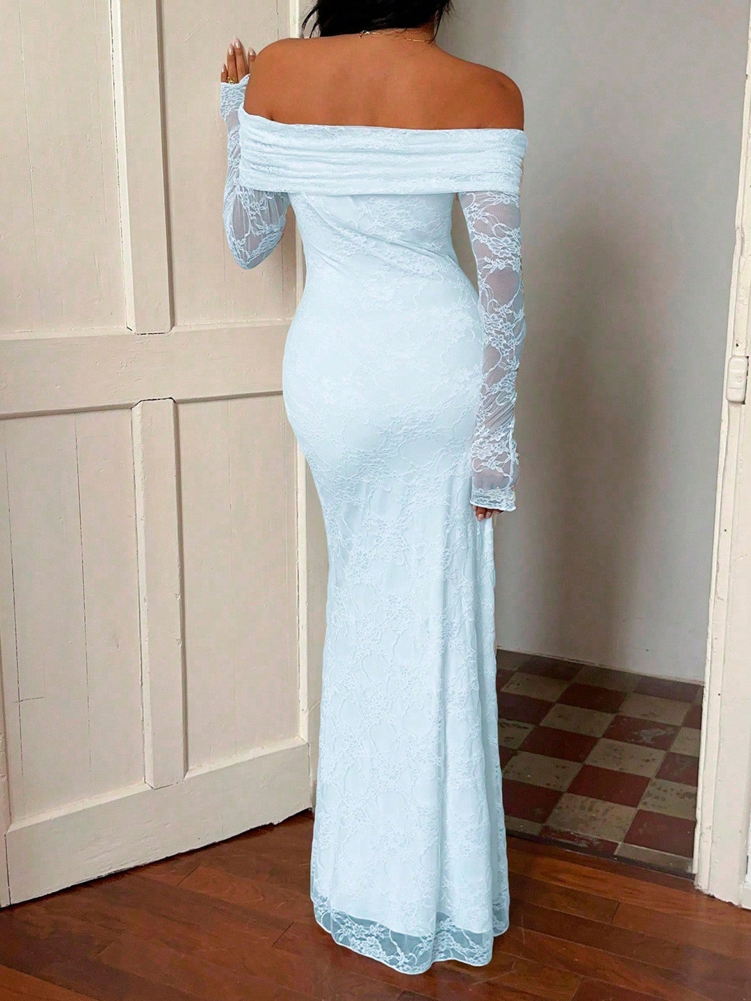 Rochie maxi SHEIN, albastru