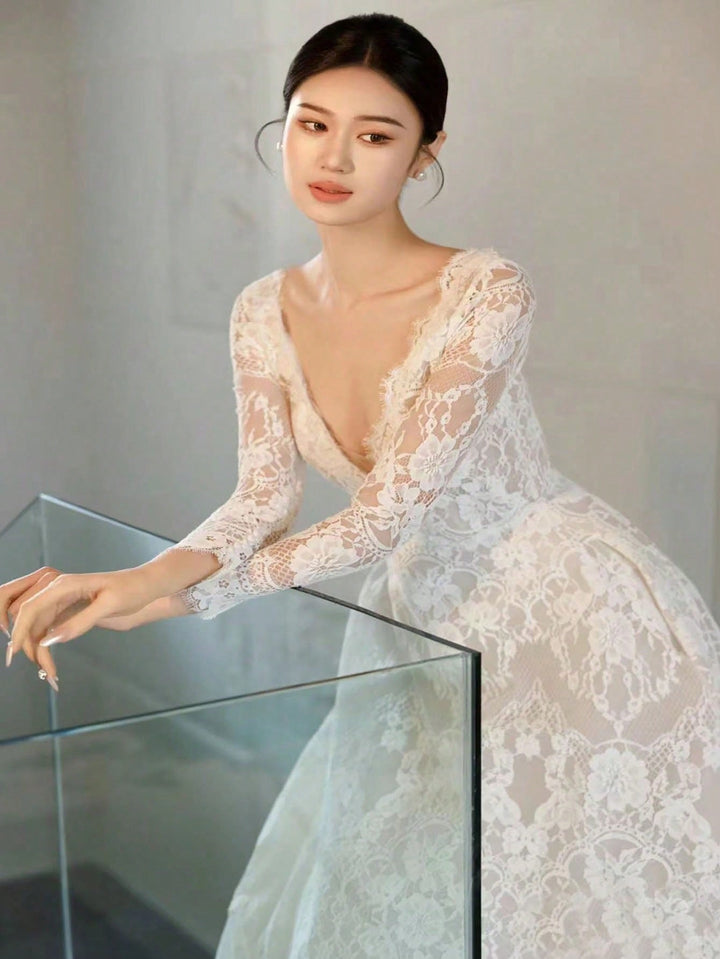Rochie de mireasă SHEIN, alb