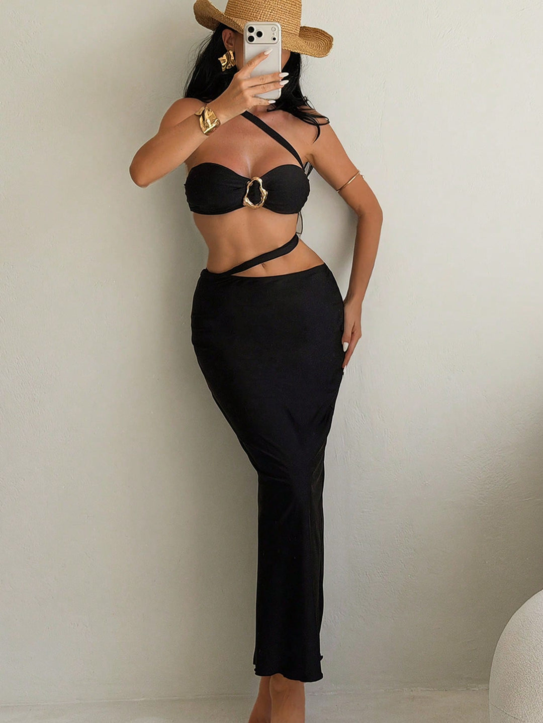 Set bikini SHEIN, negru