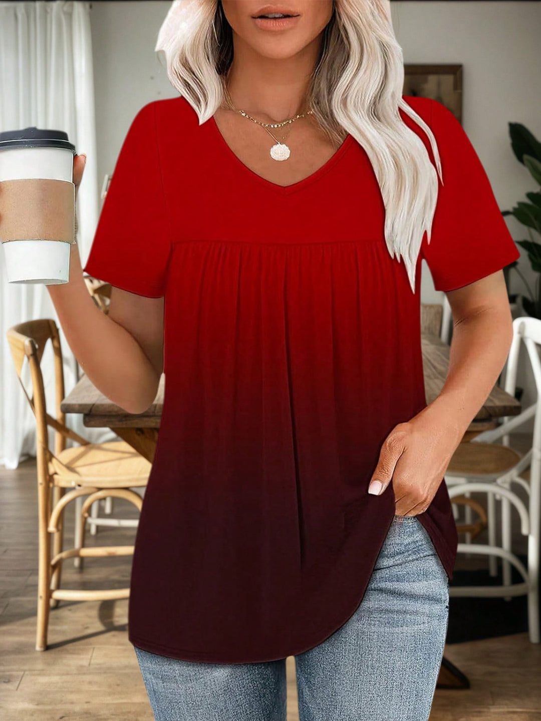 Tricou SHEIN, roșu