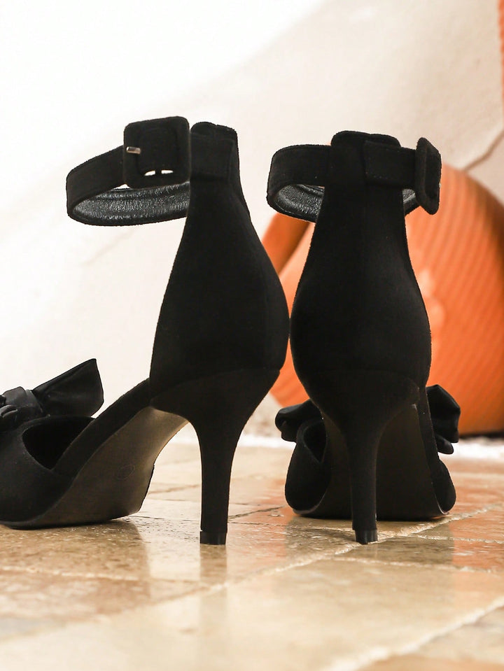 Pantofi cu toc SHEIN, negru