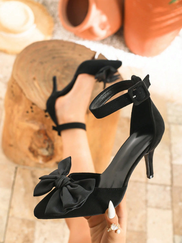 Pantofi cu toc SHEIN, negru