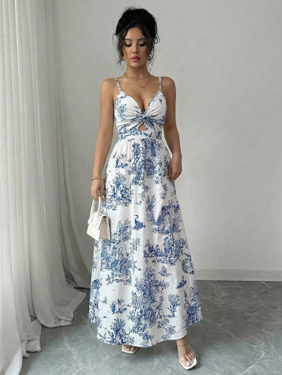 Rochie maxi SHEIN, mix culori