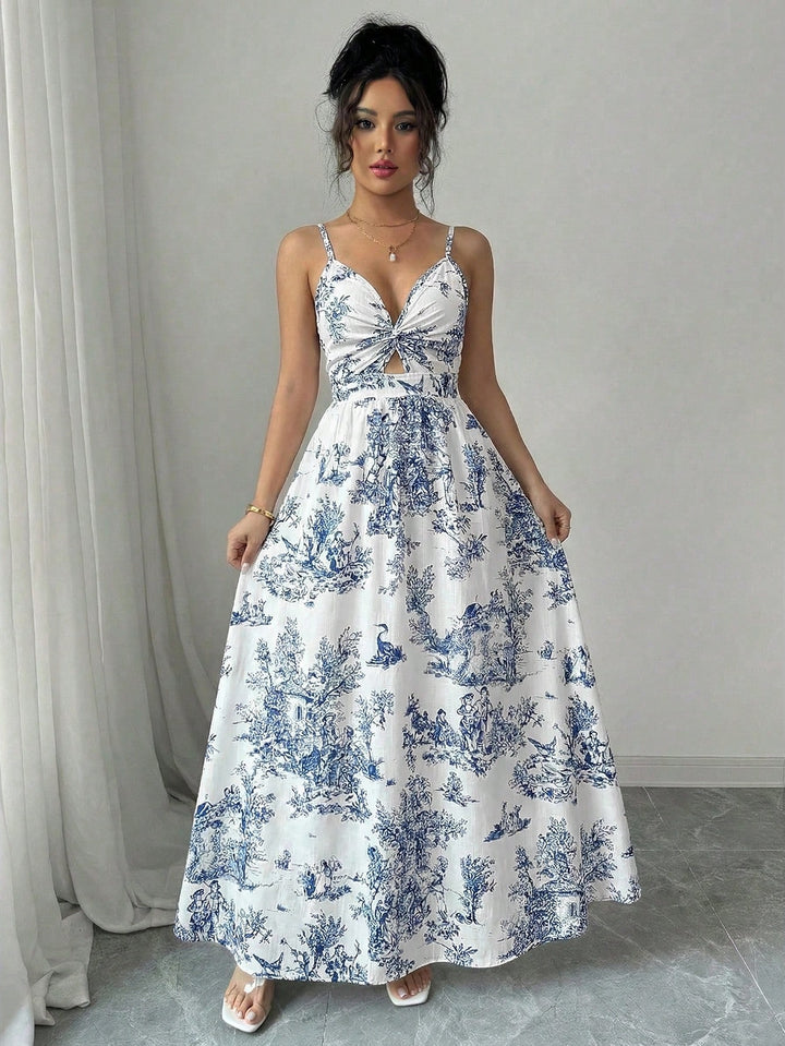 Rochie maxi SHEIN, mix culori