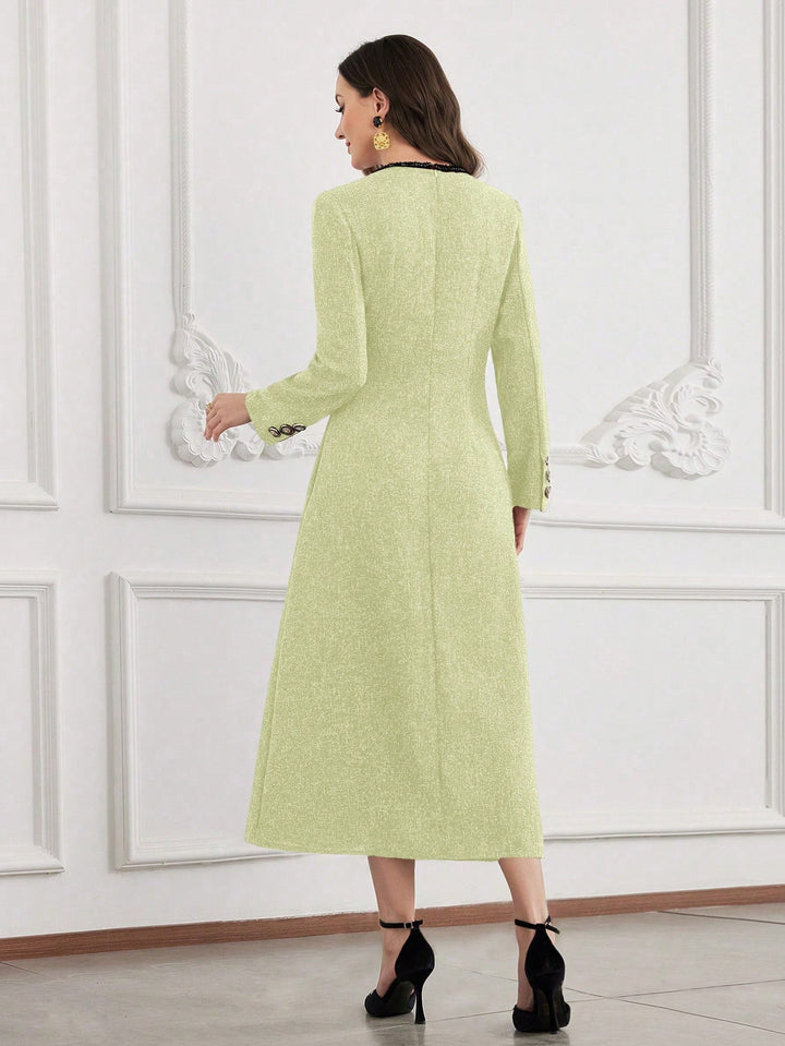 Rochie midi SHEIN, galben