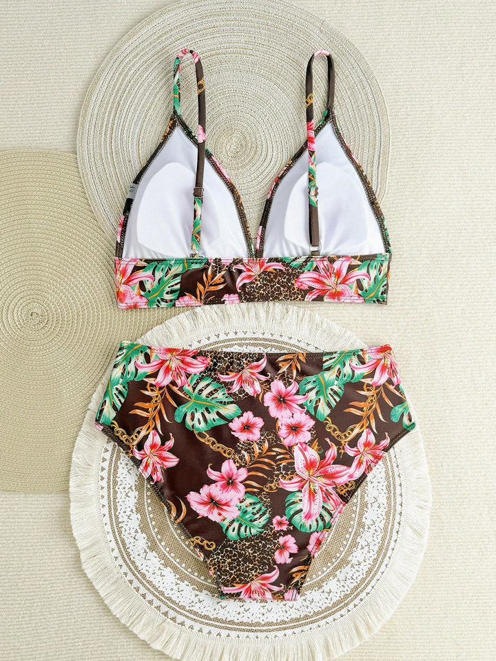 Set bikini SHEIN, mix culori