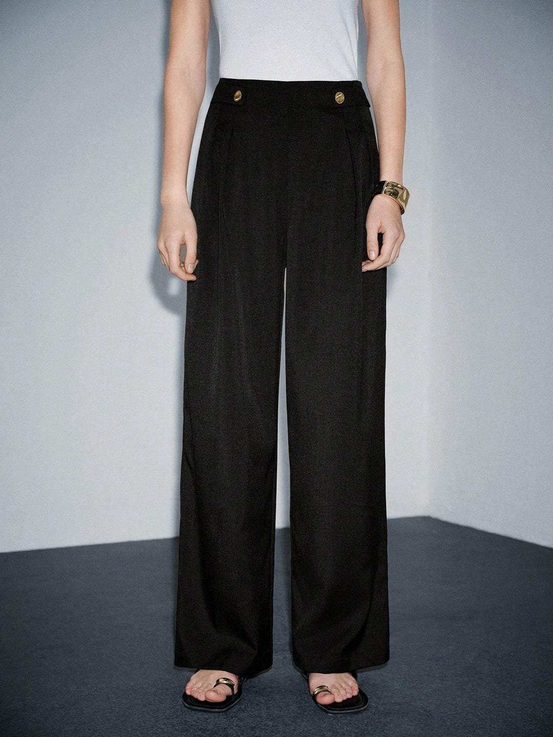 Pantaloni SHEIN, negru