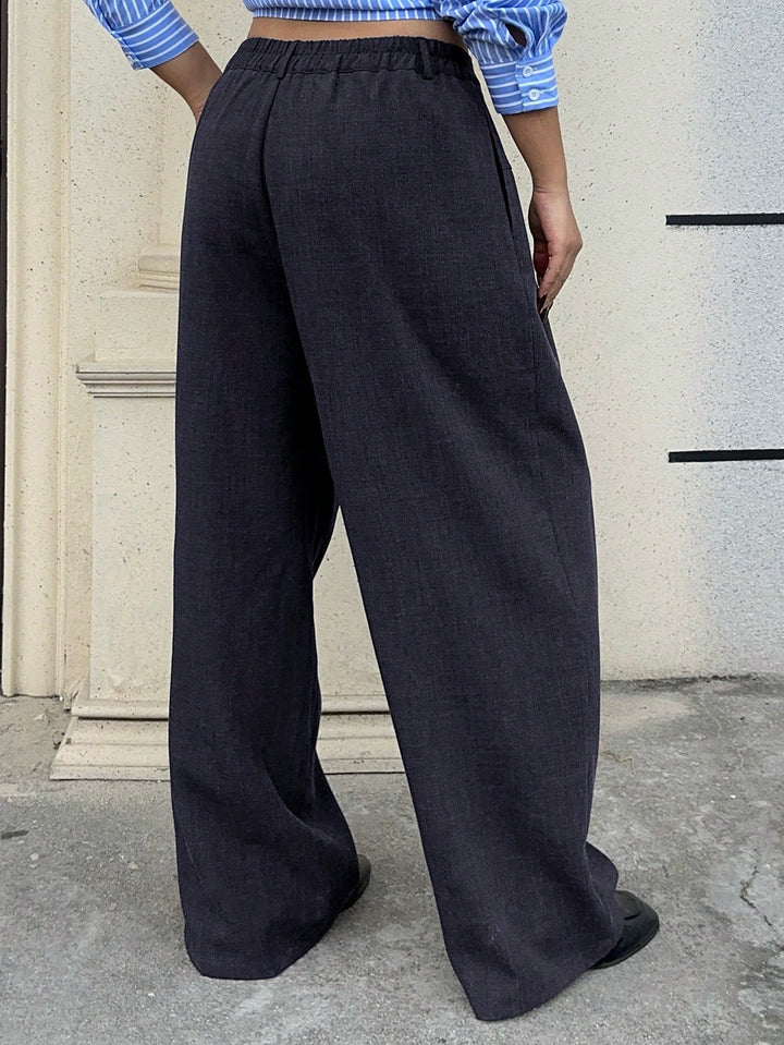 Pantaloni SHEIN, albastru