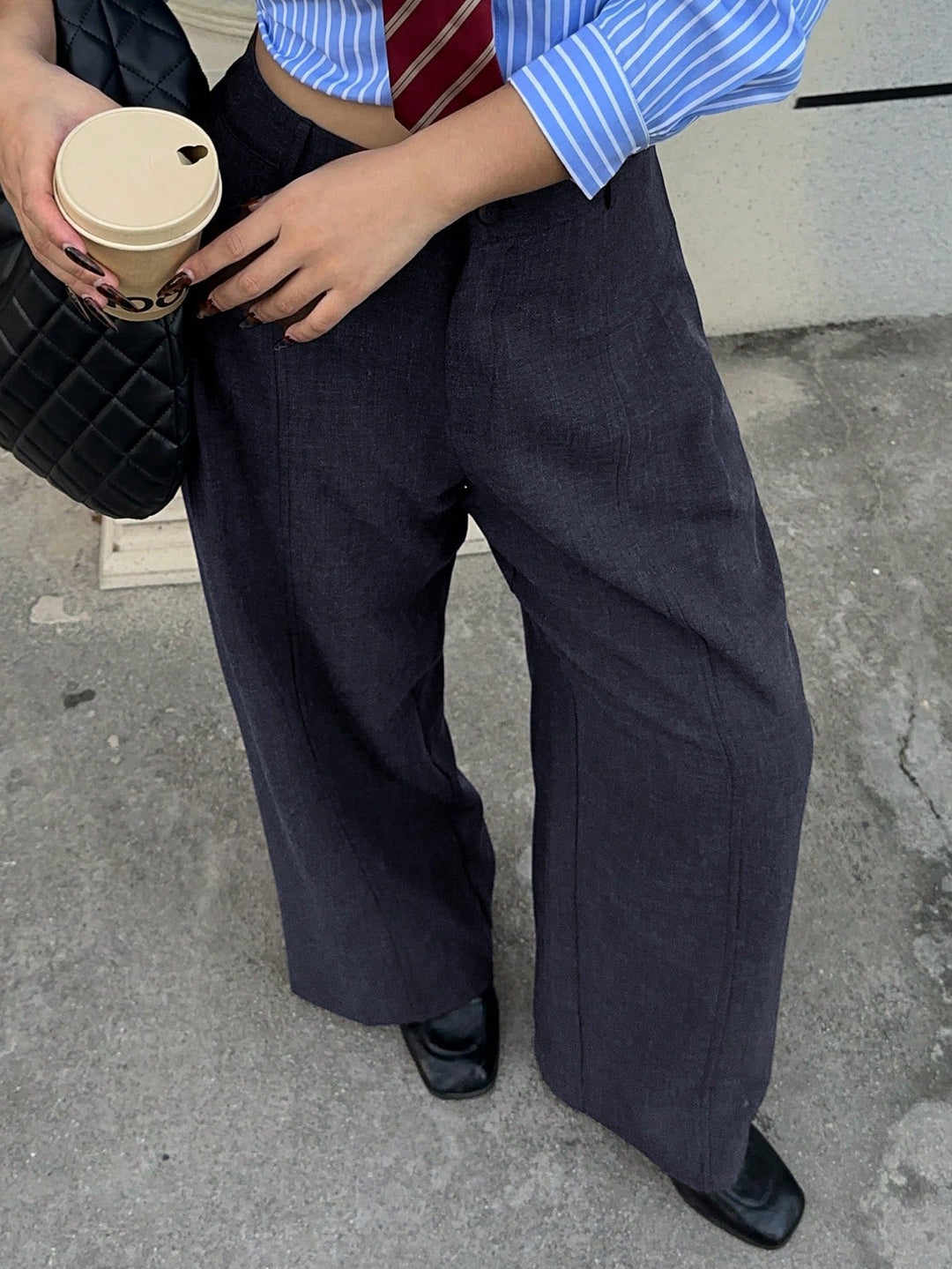 Pantaloni SHEIN, albastru