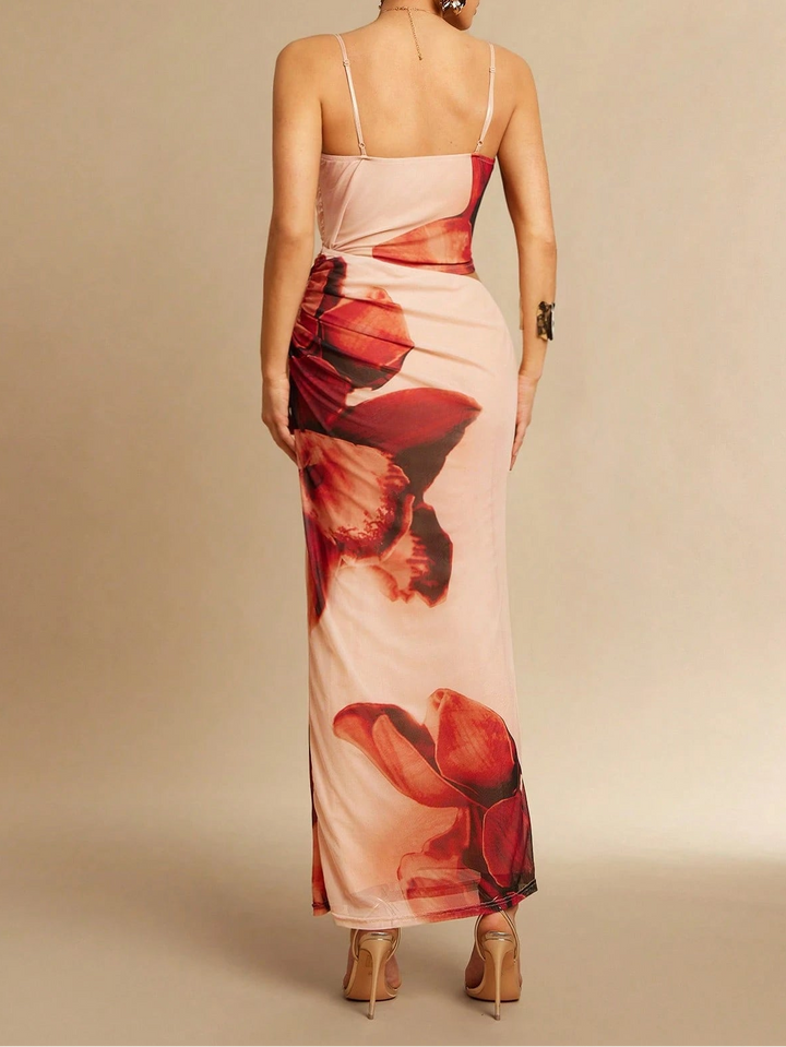 Rochie maxi SHEIN, mix culori