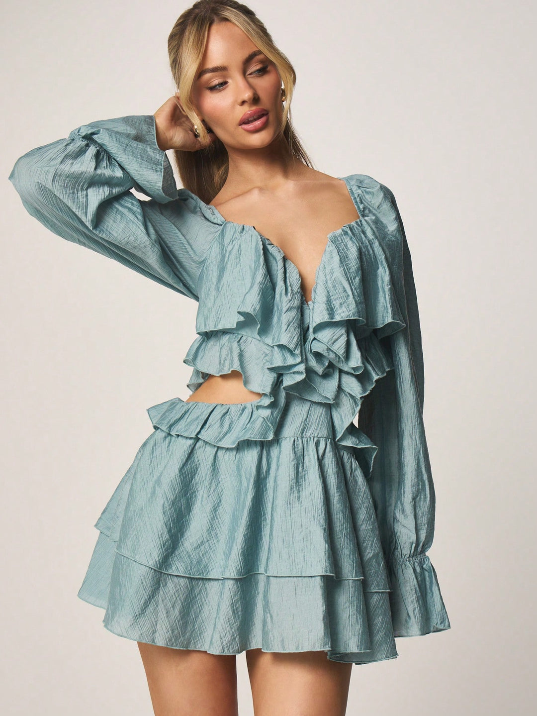 Rochie mini SHEIN, turcoaz