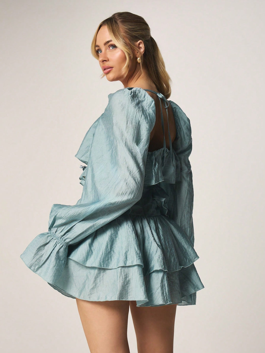 Rochie mini SHEIN, turcoaz