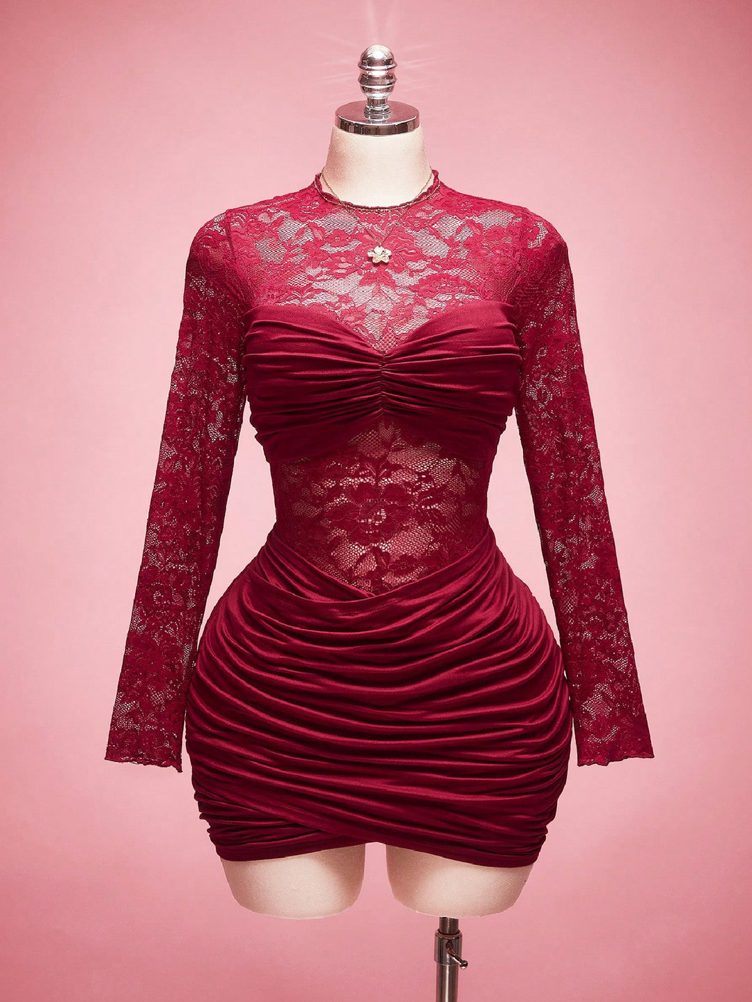 Rochie SHEIN, vișiniu
