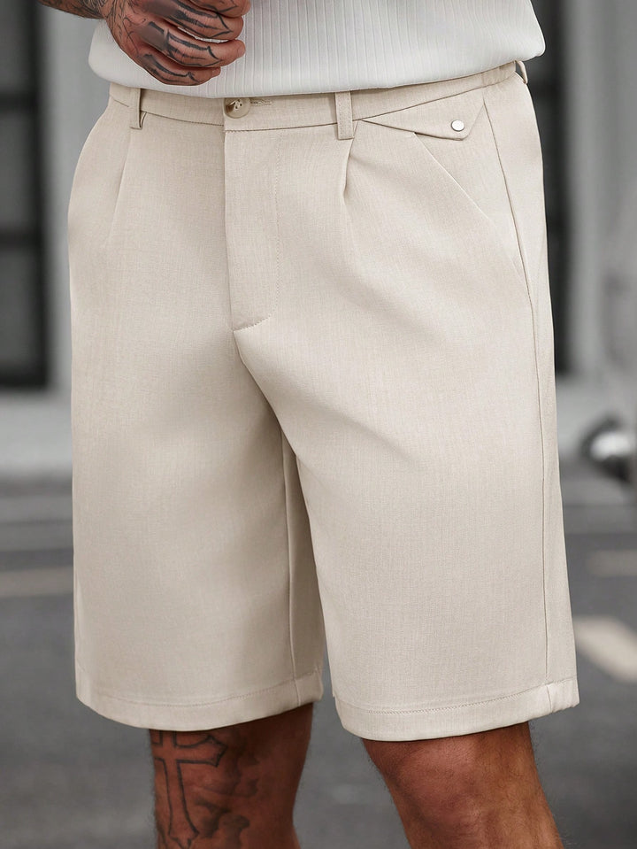 Pantaloni scurți SHEIN, crem