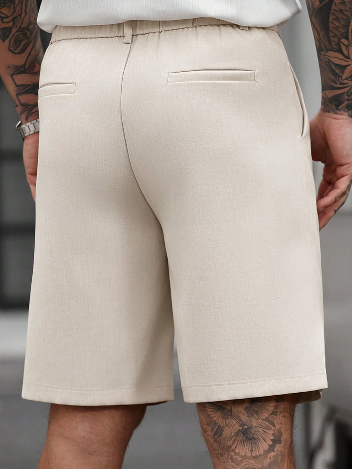 Pantaloni scurți SHEIN, crem