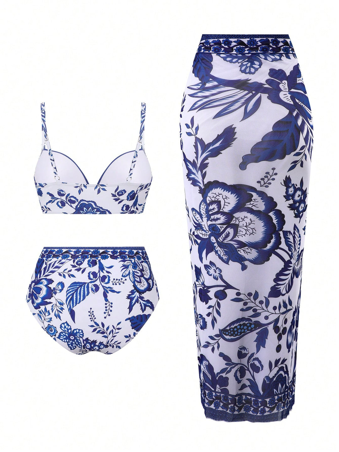 Set bikini SHEIN, albastru