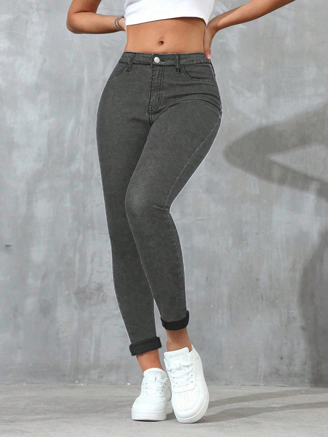 Jeans SHEIN, gri