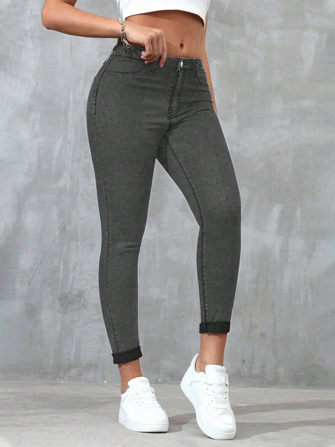 Jeans SHEIN, gri