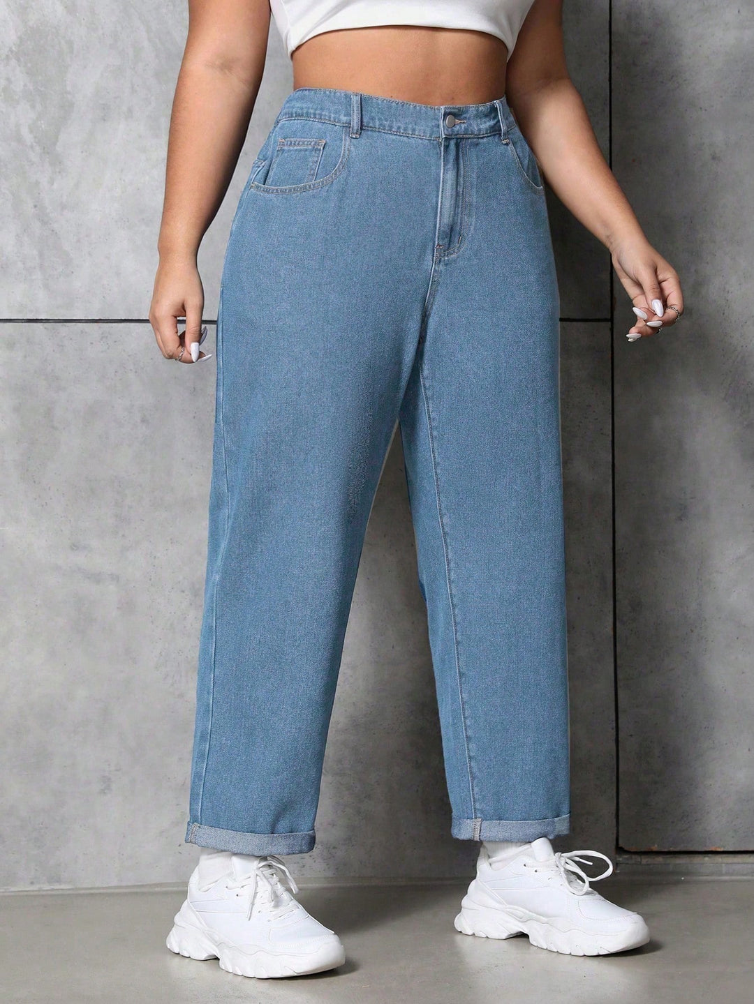 Jeans SHEIN, albastru