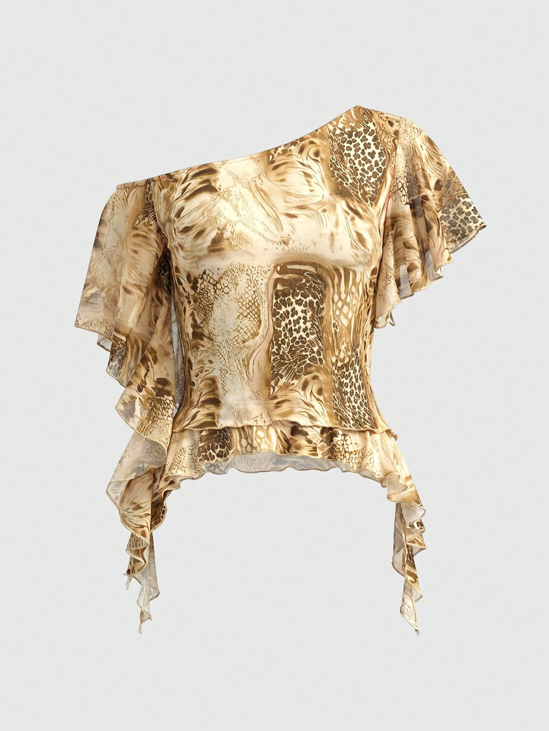 Top SHEIN, kaki