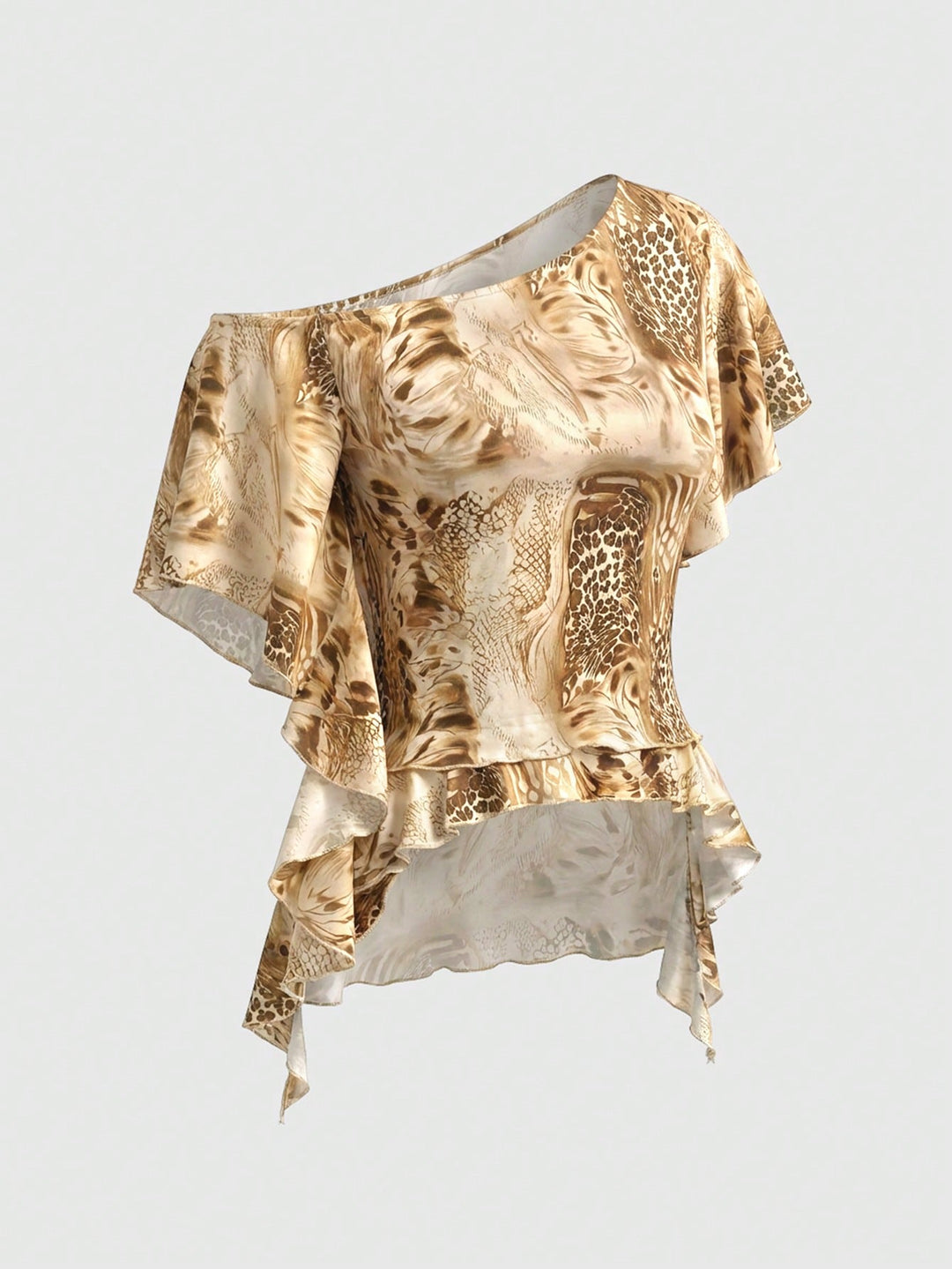 Top SHEIN, kaki