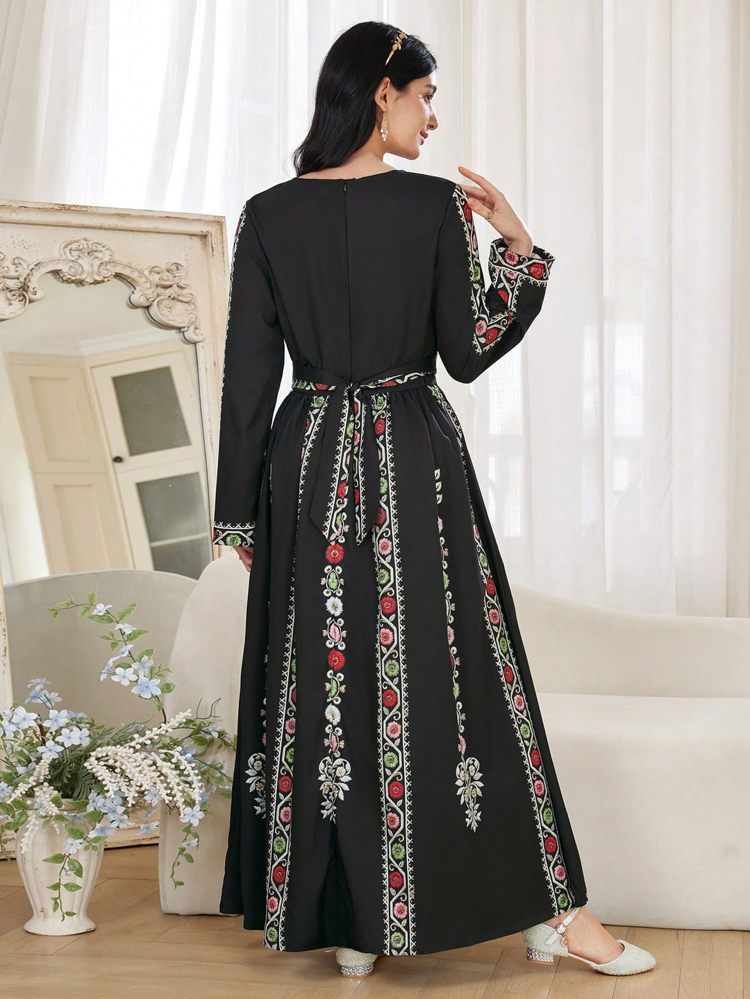 Rochie maxi SHEIN, negru