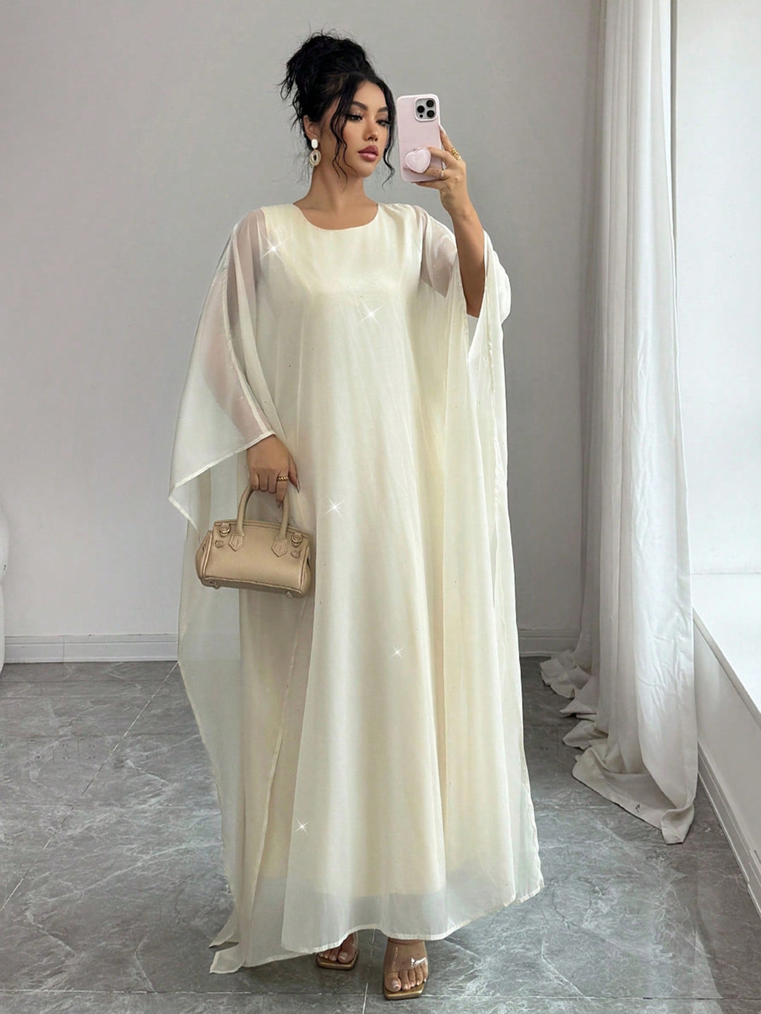 Rochie midi SHEIN, galben