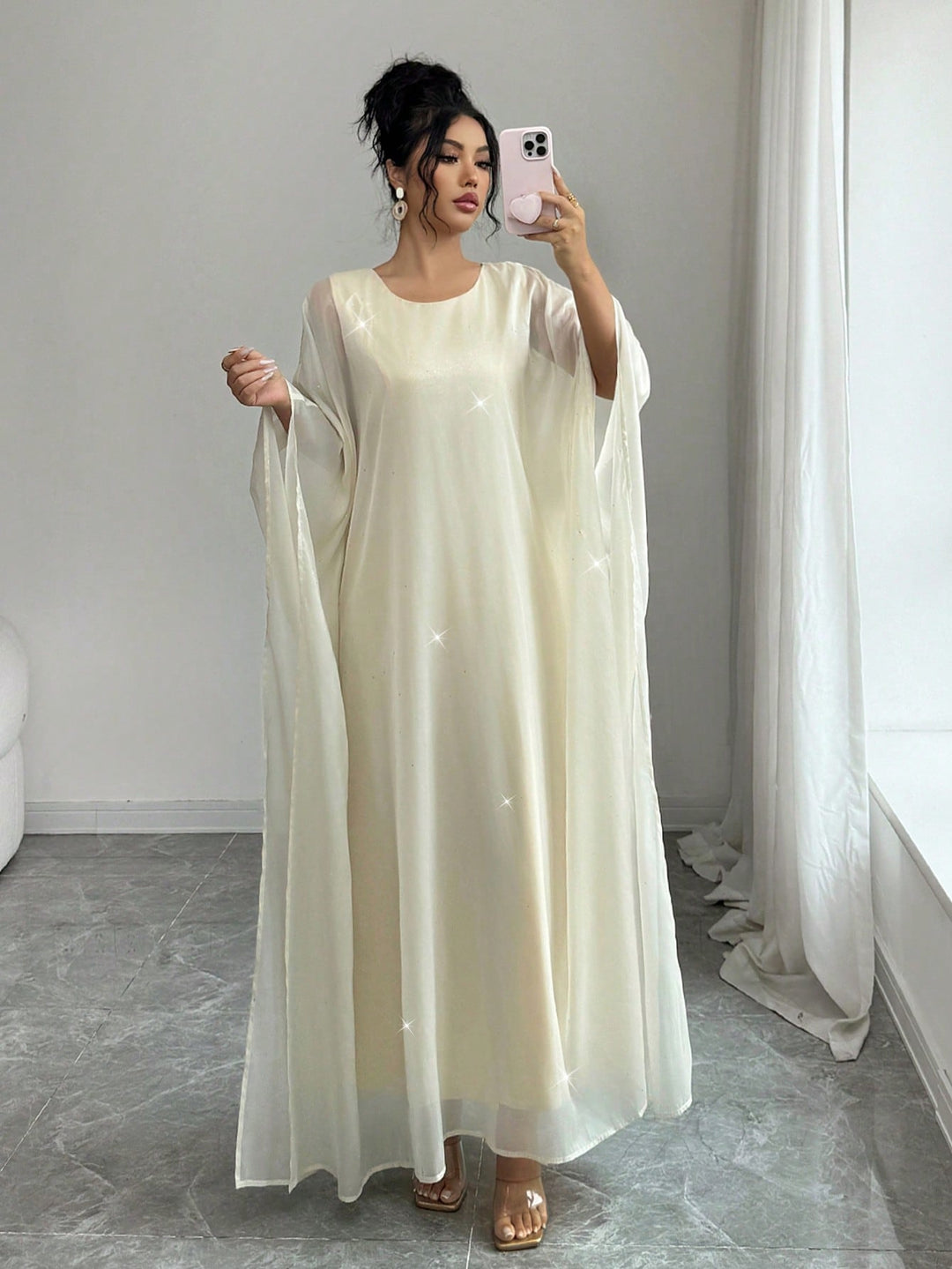Rochie midi SHEIN, galben
