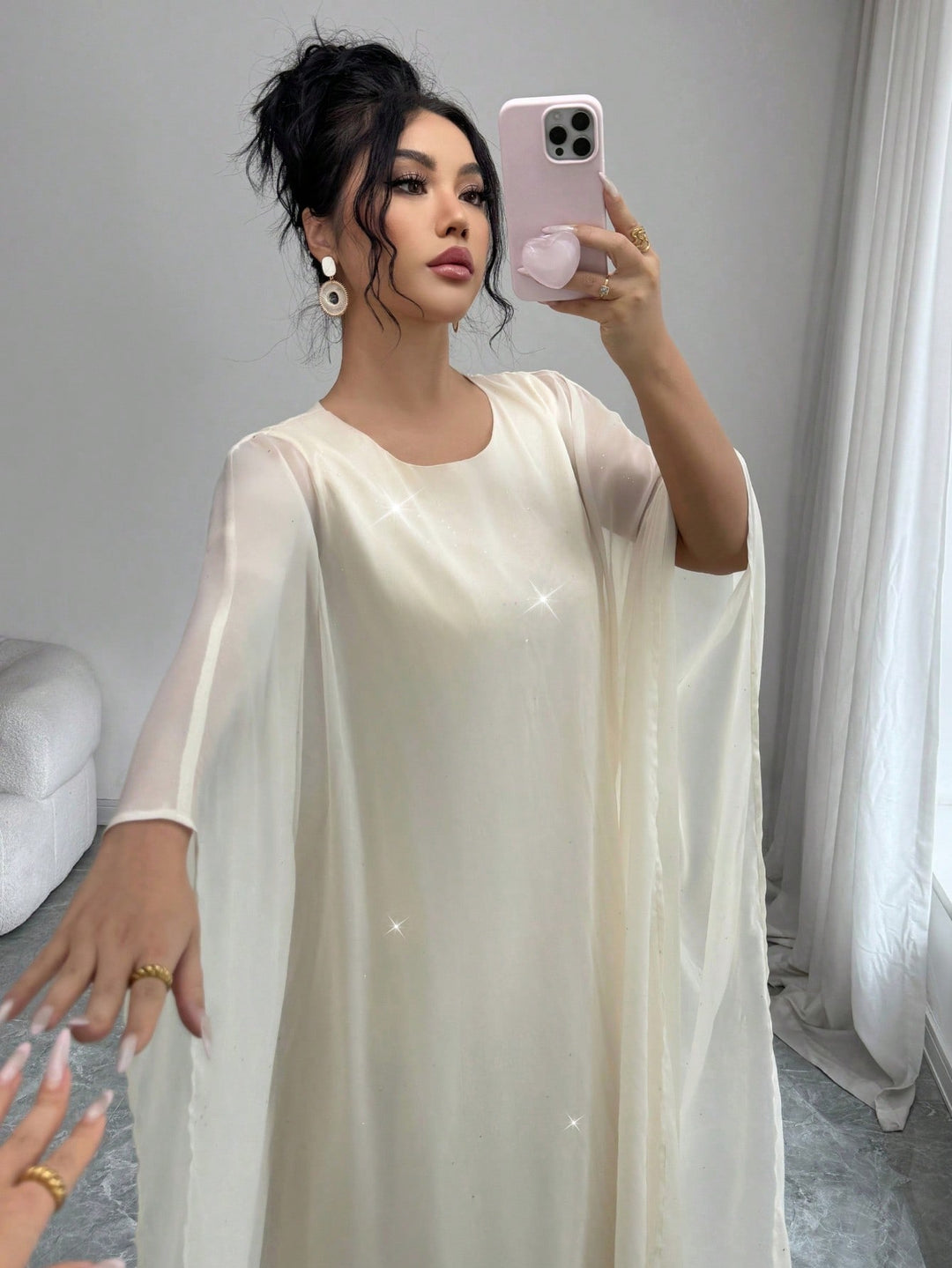 Rochie midi SHEIN, galben