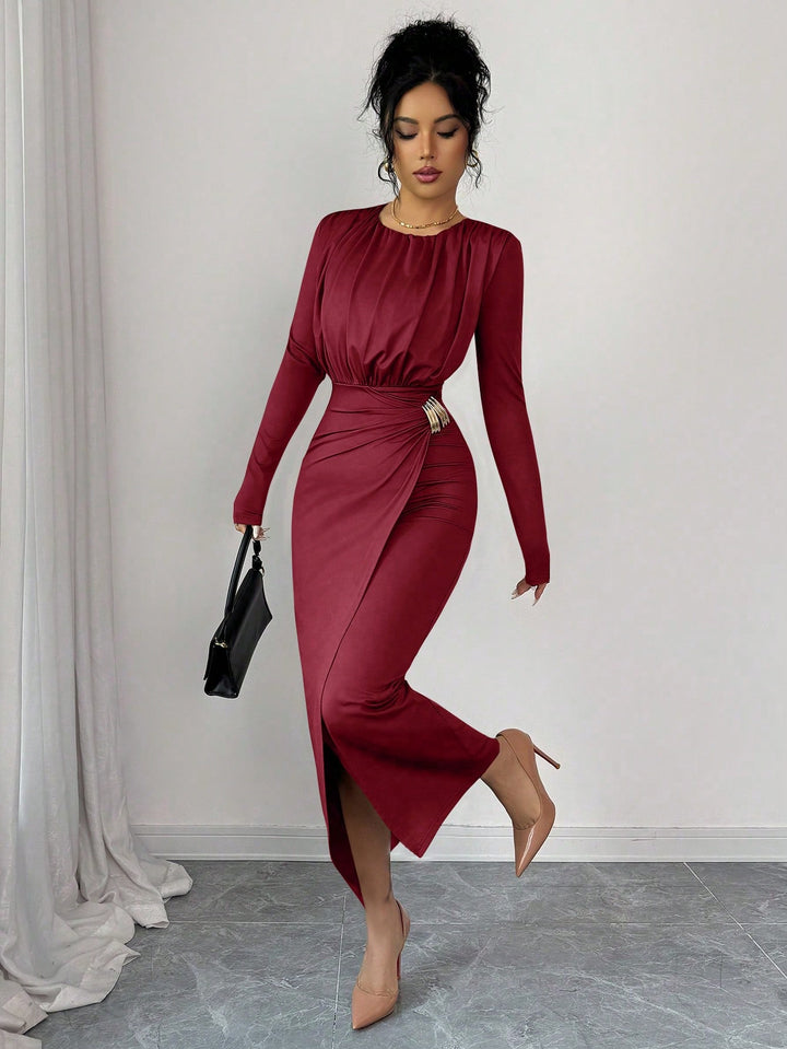 Rochie maxi SHEIN, roșu