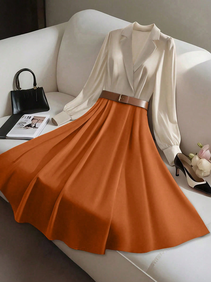 Rochie midi SHEIN, mix culori