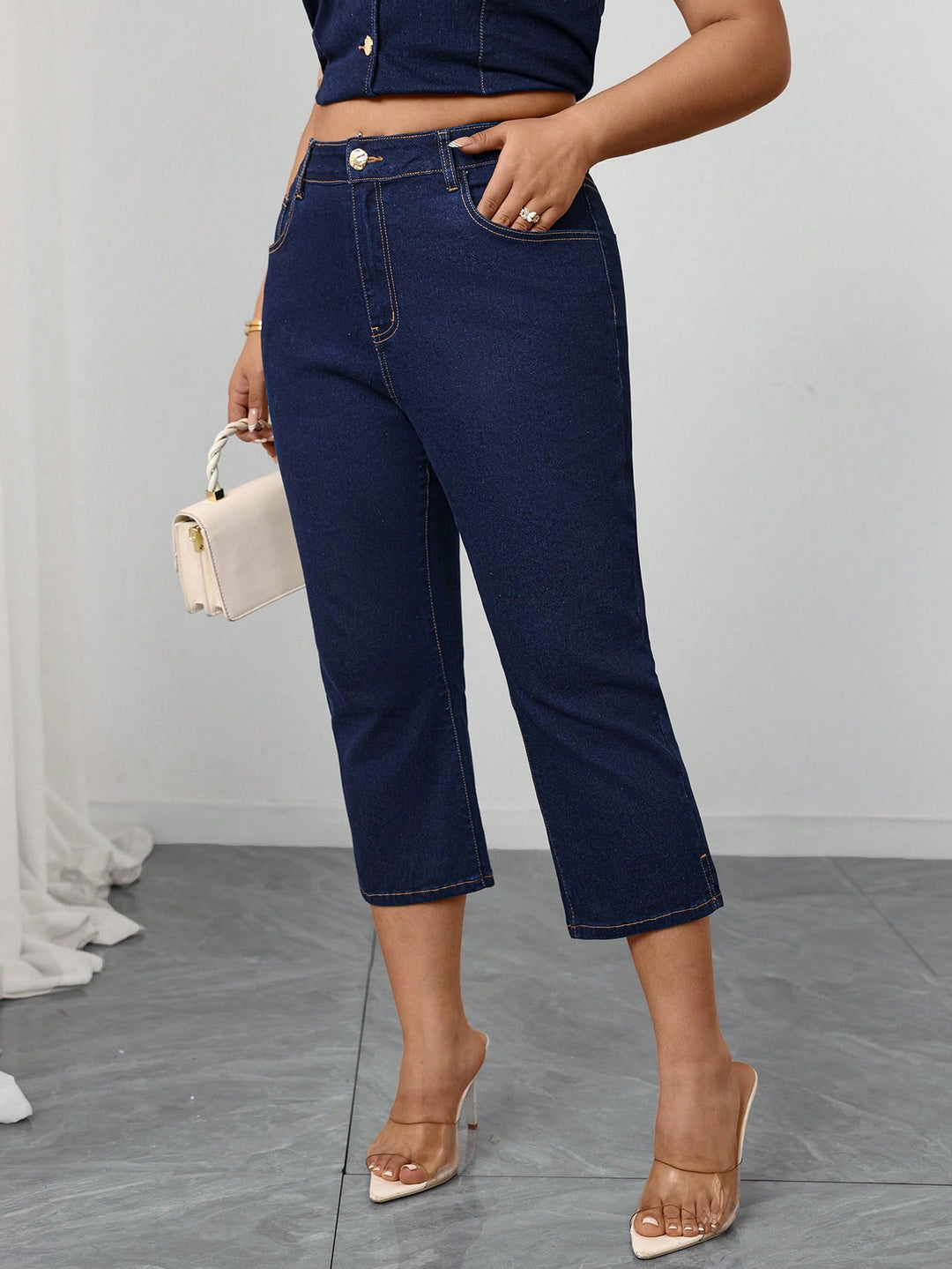 Jeans SHEIN, albastru