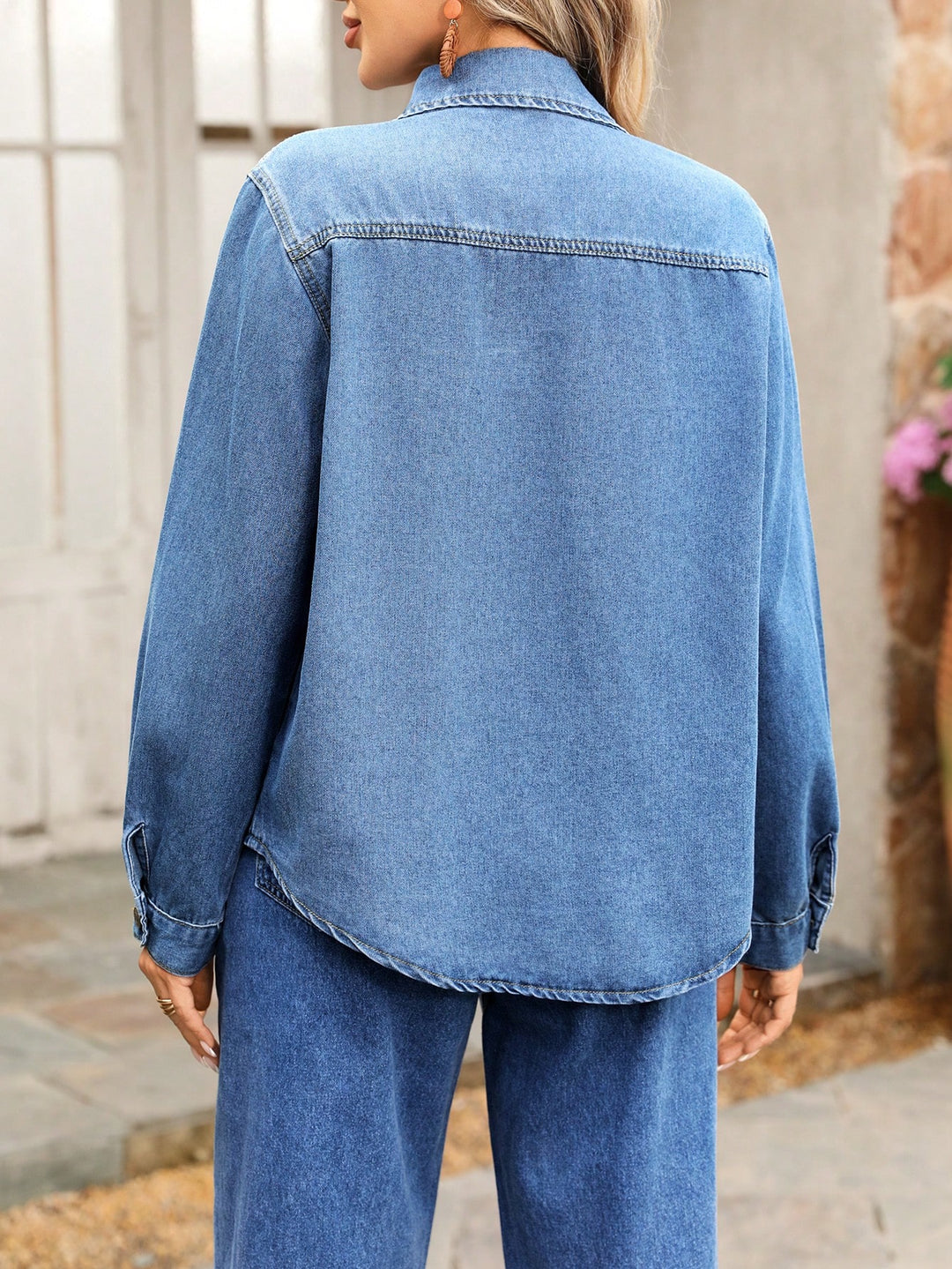 Top SHEIN, albastru