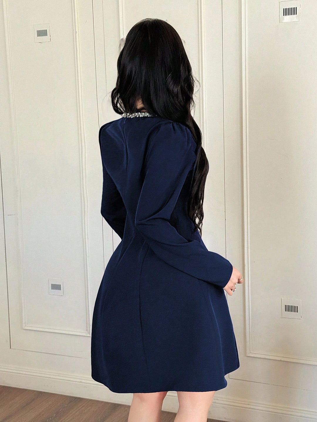 Rochie scurtă SHEIN, albastru