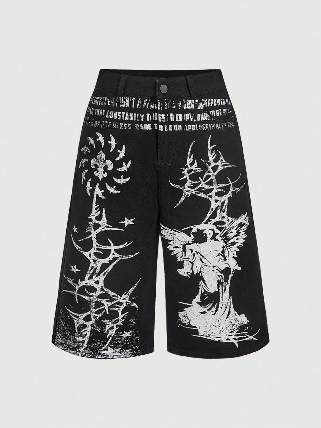 Pantaloni scurți SHEIN, negru
