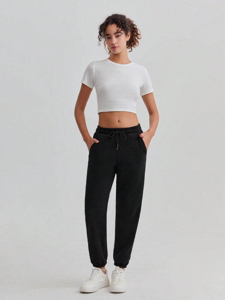 Pantaloni SHEIN, negru