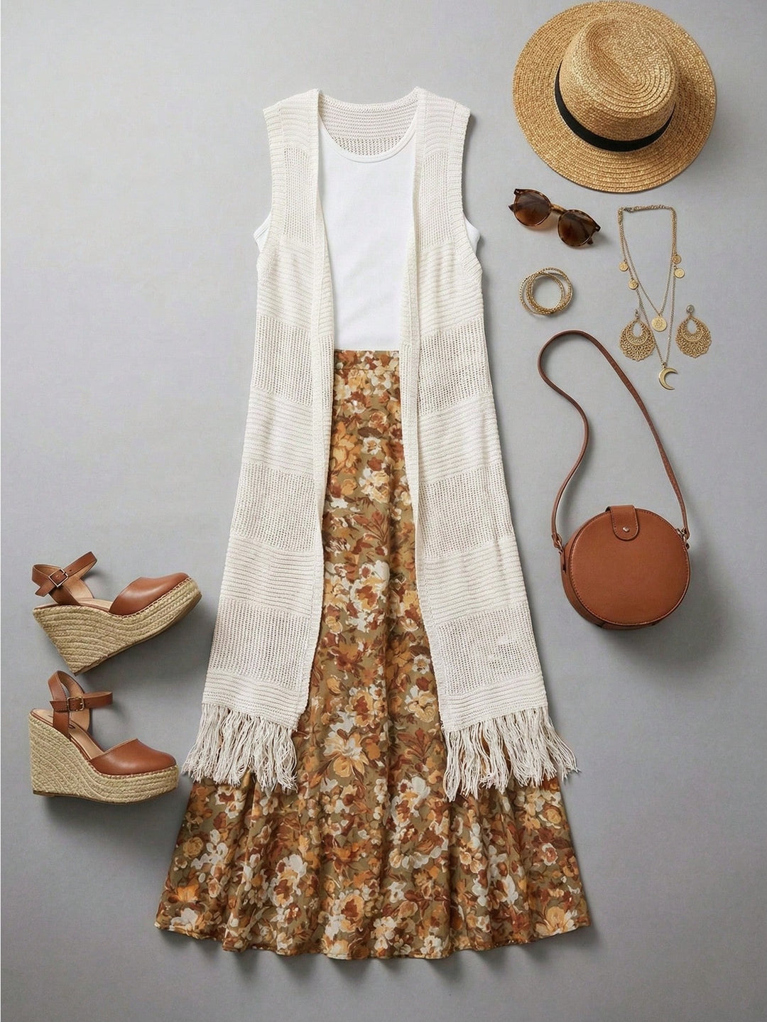 Cardigan SHEIN, bej