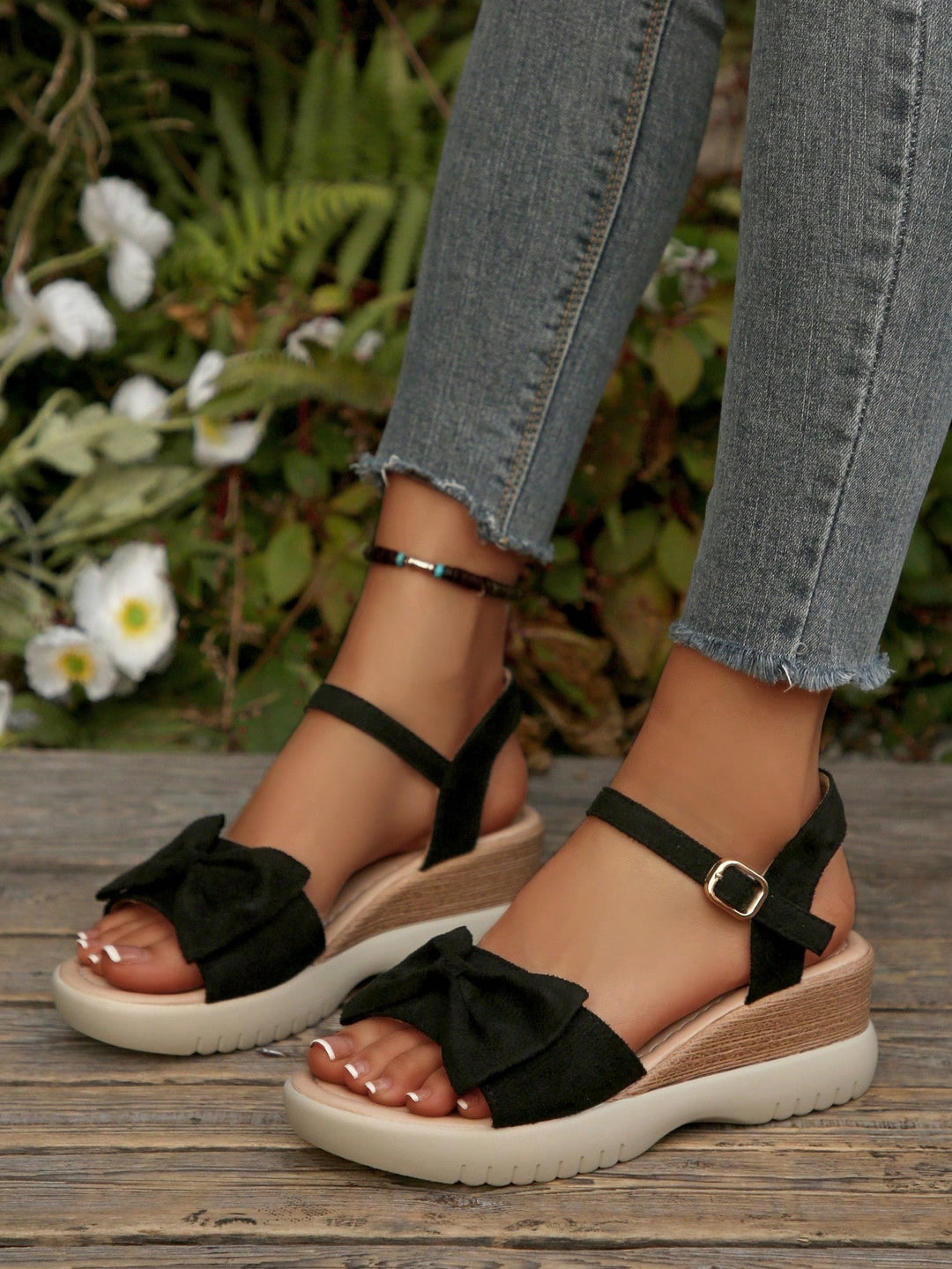 Sandale SHEIN, negru