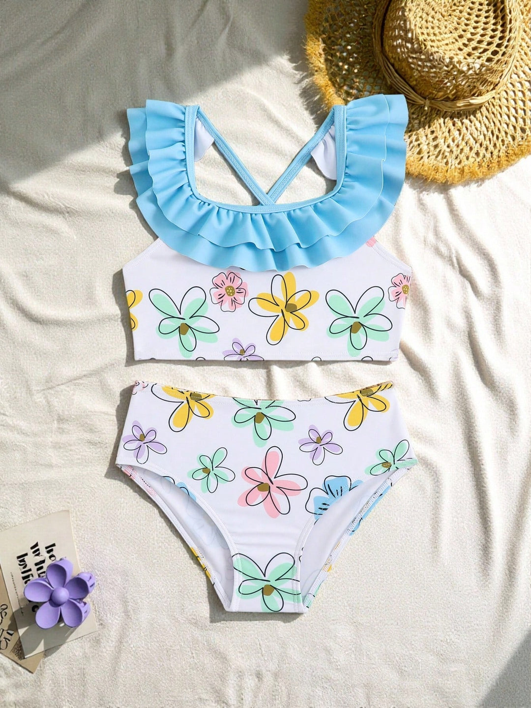Costum de baie SHEIN, mix culori