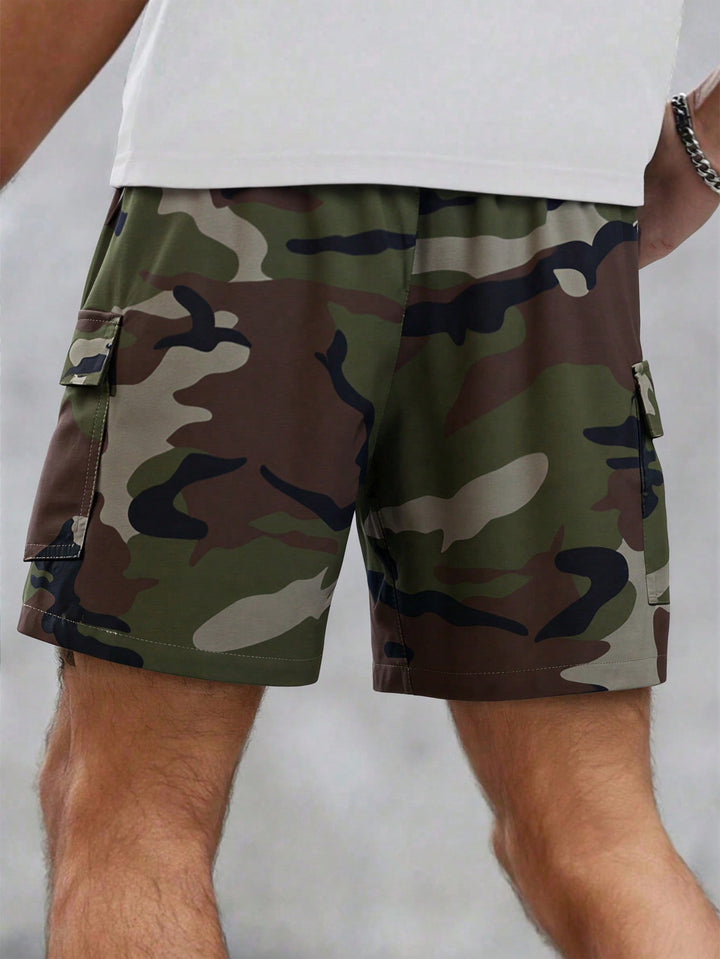 Pantaloni scurți SHEIN, kaki