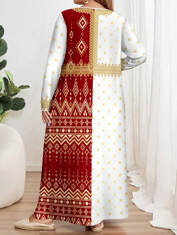 Rochie maxi SHEIN, mix culori
