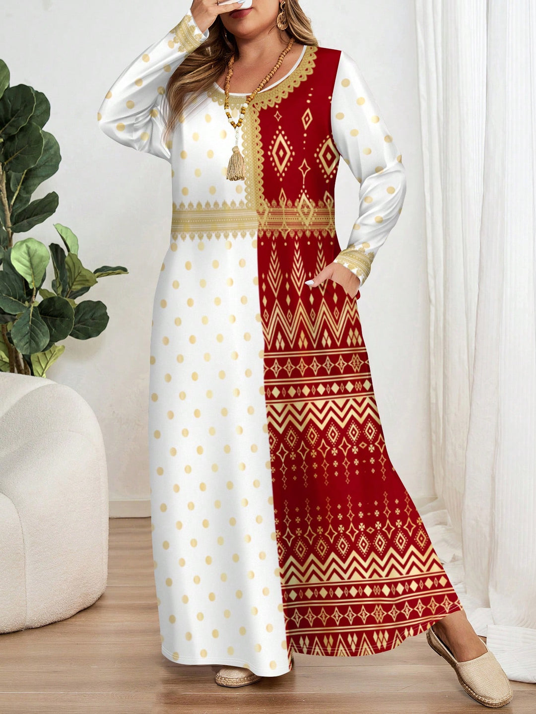Rochie maxi SHEIN, mix culori