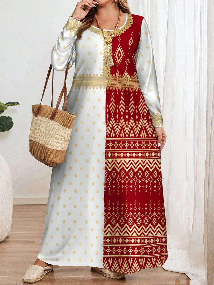 Rochie maxi SHEIN, mix culori