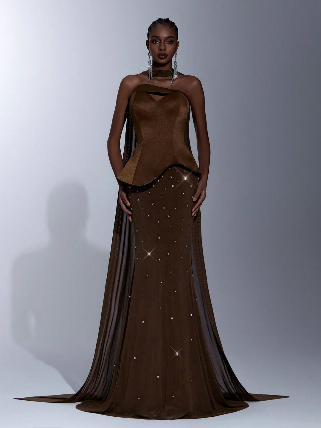 Rochie SHEIN, maro