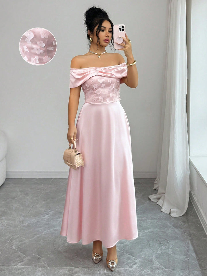Rochie maxi SHEIN, roz