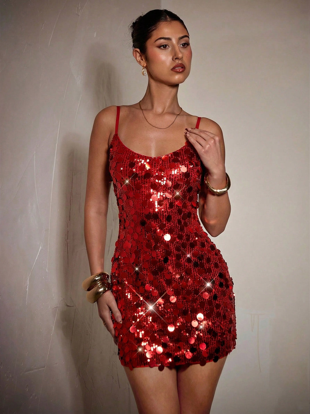 Rochie mini SHEIN, roșu
